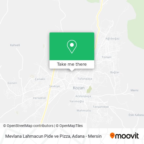 Mevlana Lahmacun Pide ve Pizza map
