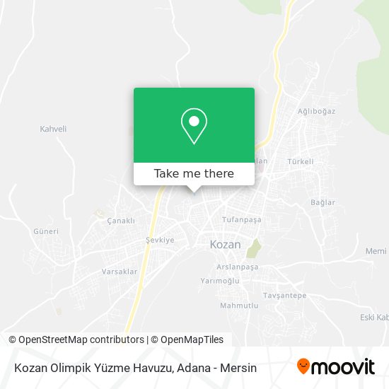Kozan Olimpik Yüzme Havuzu map