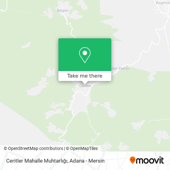 Ceritler Mahalle Muhtarlığı map