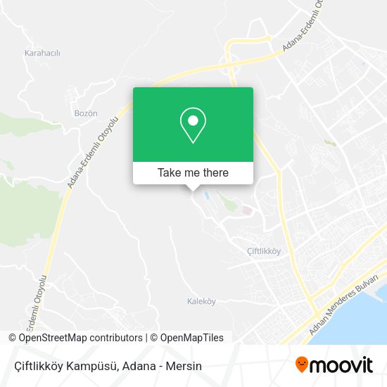 Çiftlikköy Kampüsü map