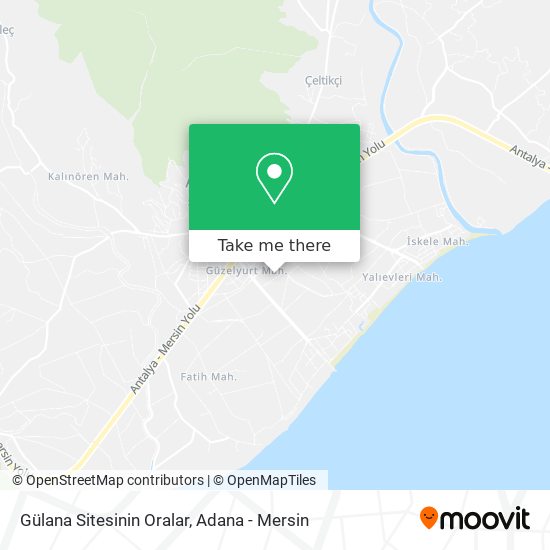 Gülana Sitesinin Oralar map