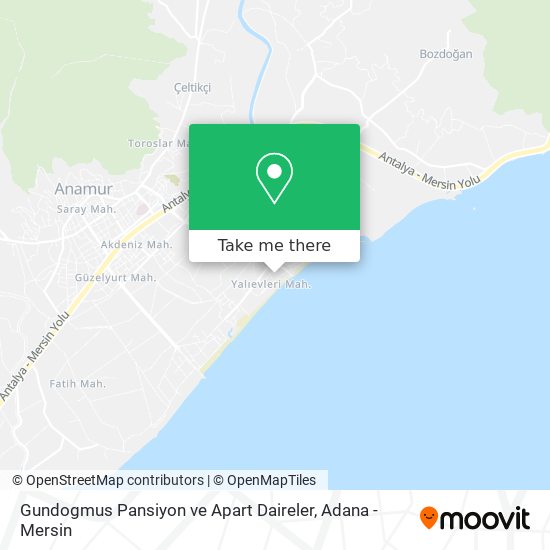 Gundogmus Pansiyon ve Apart Daireler map