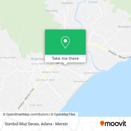 Sümbül Muz Serası map