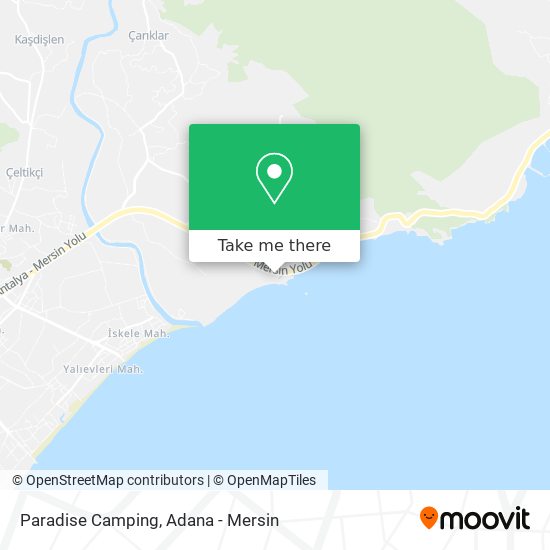 Paradise Camping map