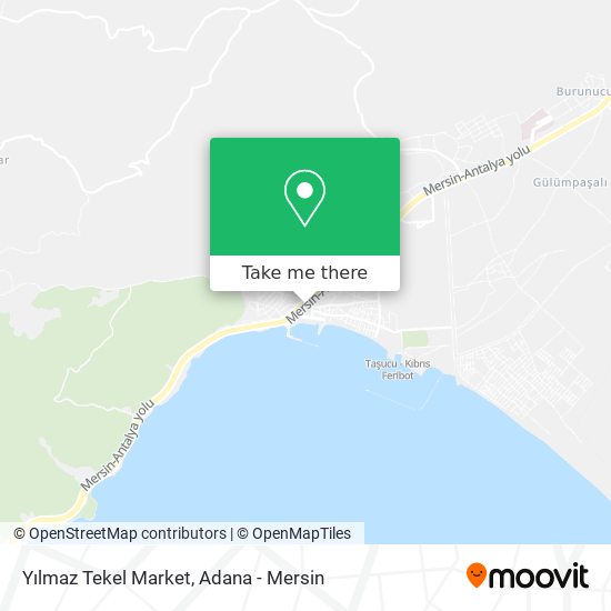 Yılmaz Tekel Market map