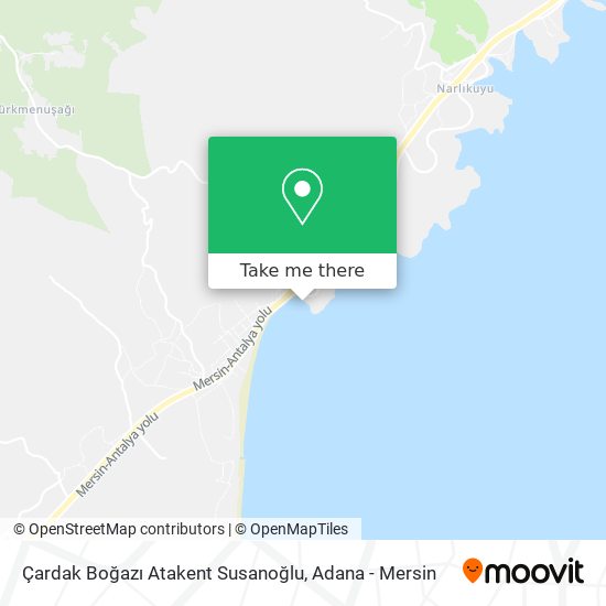 Çardak Boğazı Atakent Susanoğlu map