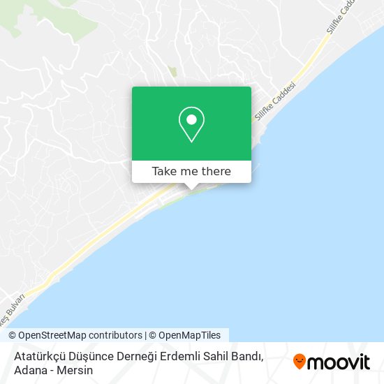 Atatürkçü Düşünce Derneği Erdemli Sahil Bandı map