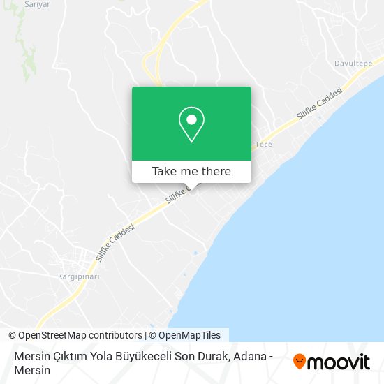 Mersin Çıktım Yola Büyükeceli Son Durak map