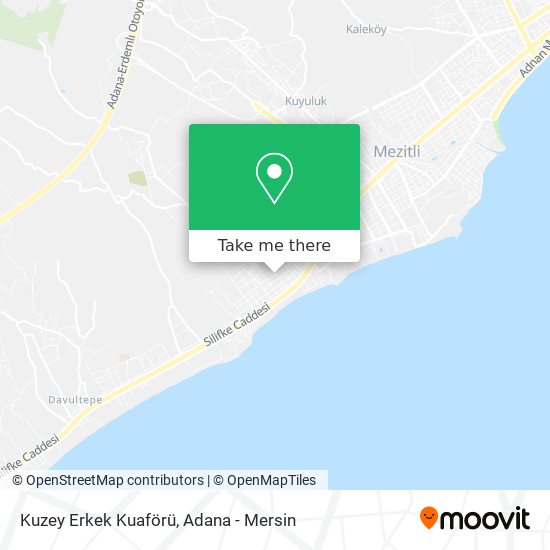 Kuzey Erkek Kuaförü map