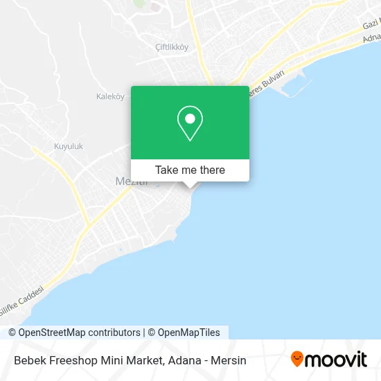 Bebek Freeshop Mini Market map