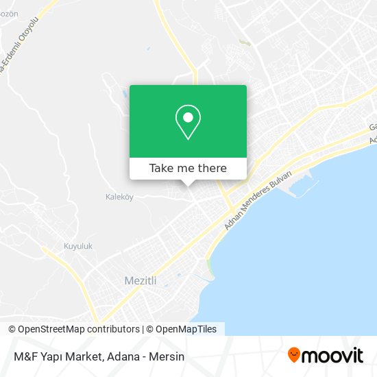 M&F Yapı Market map