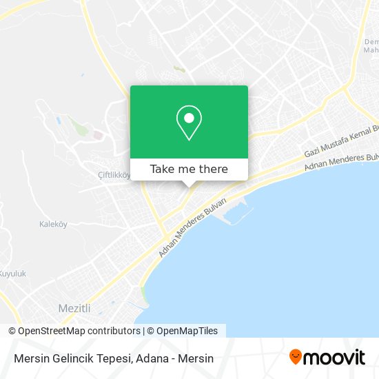 Mersin Gelincik Tepesi map