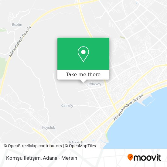Komşu Iletişim map