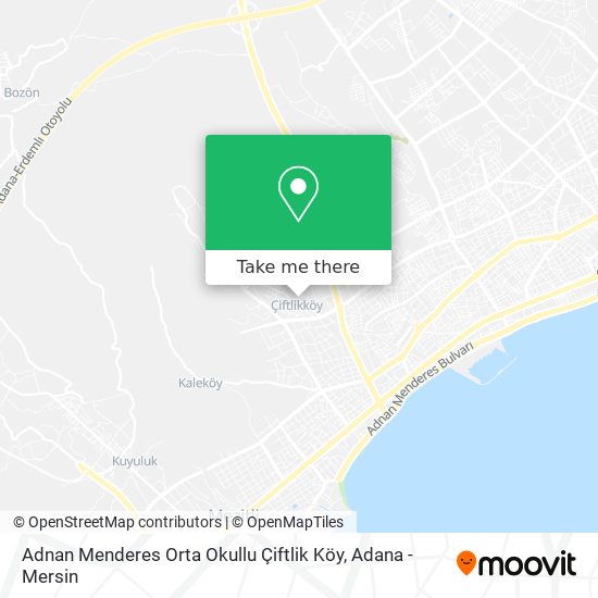 Adnan Menderes Orta Okullu Çiftlik Köy map