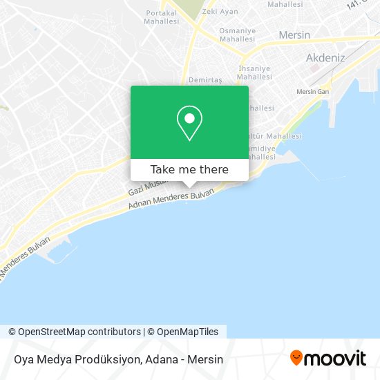 Oya Medya Prodüksiyon map