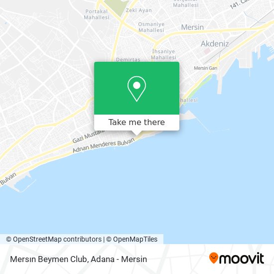 Mersın Beymen Club map