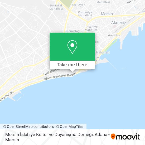 Mersin İslahiye Kültür ve Dayanışma Derneği map