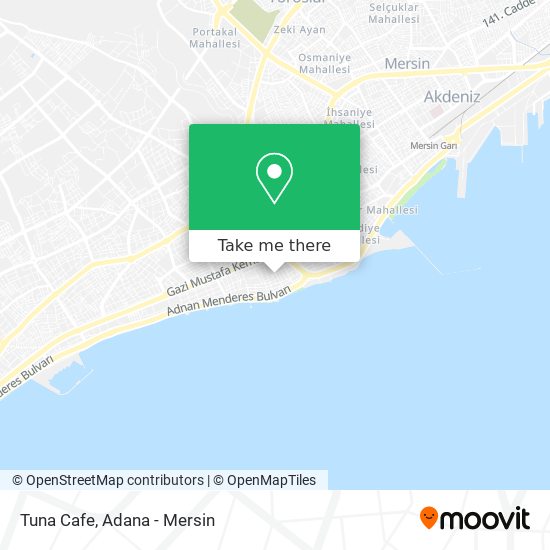 Tuna Cafe map