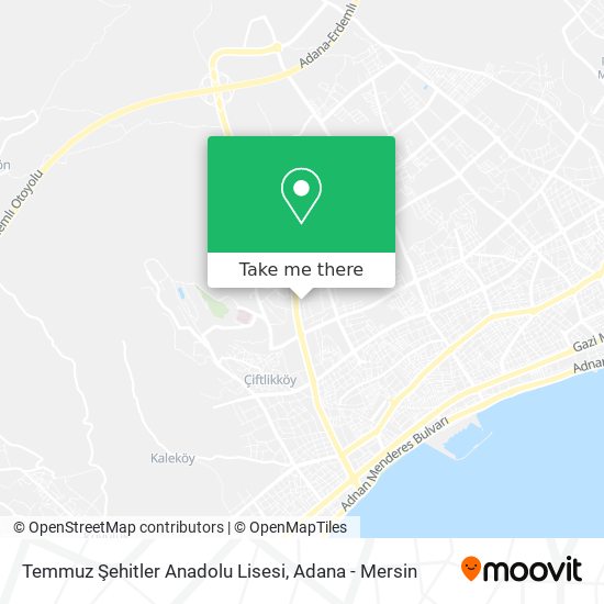 Temmuz Şehitler Anadolu Lisesi map