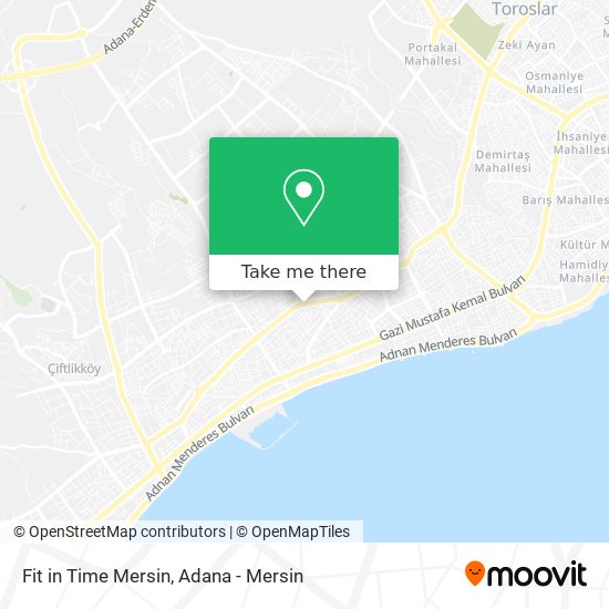 Fit in Time Mersin map