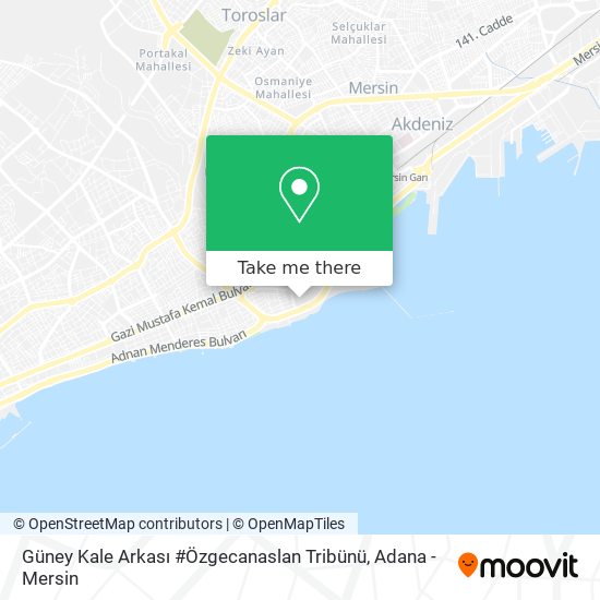 Güney Kale Arkası #Özgecanaslan Tribünü map