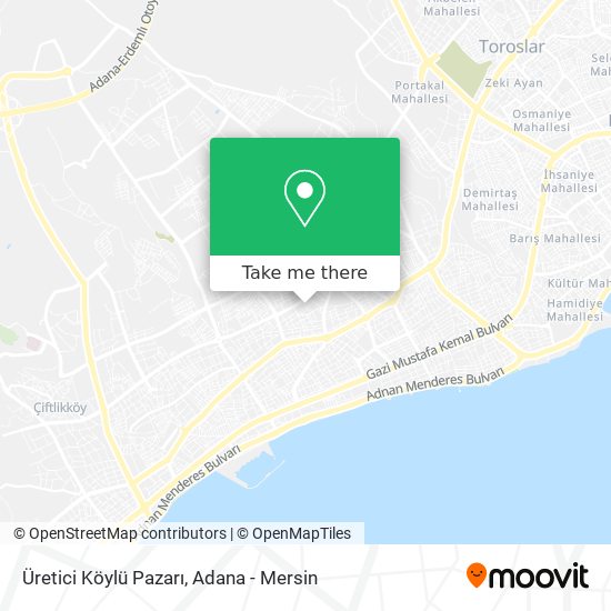 Üretici Köylü Pazarı map