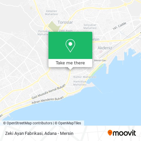 Zeki Ayan Fabrikasi map