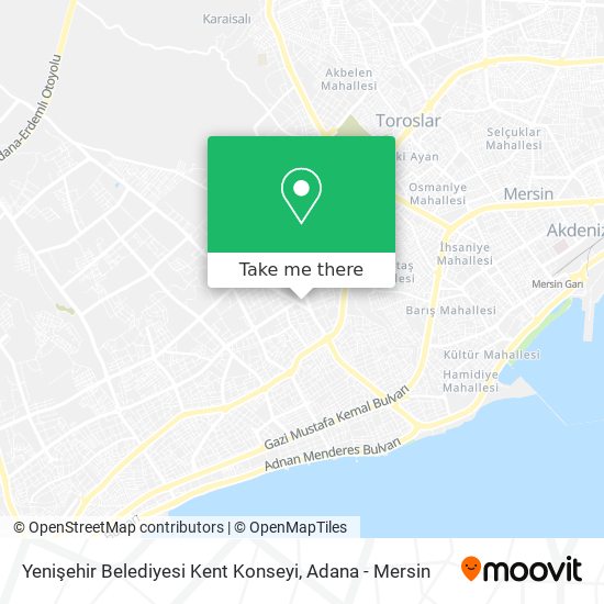 Yenişehir Belediyesi Kent Konseyi map