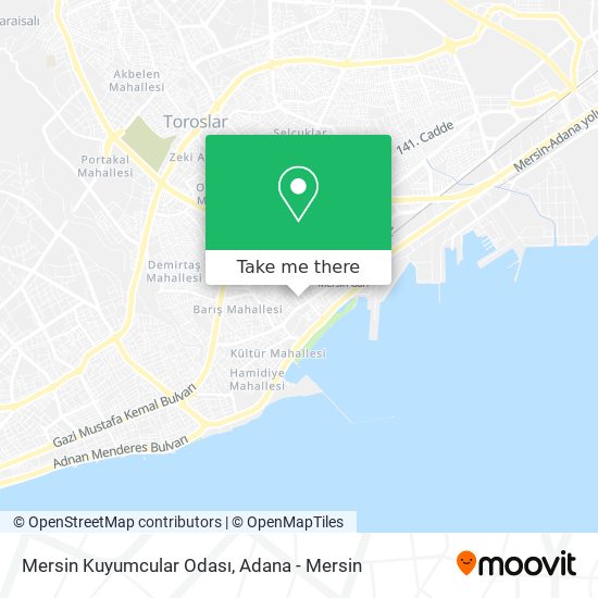 Mersin Kuyumcular Odası map