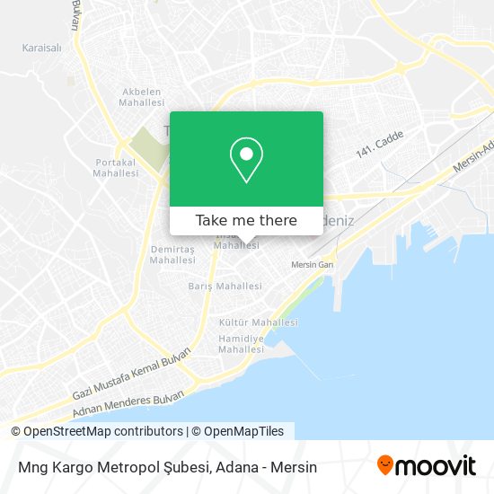 Mng Kargo Metropol Şubesi map