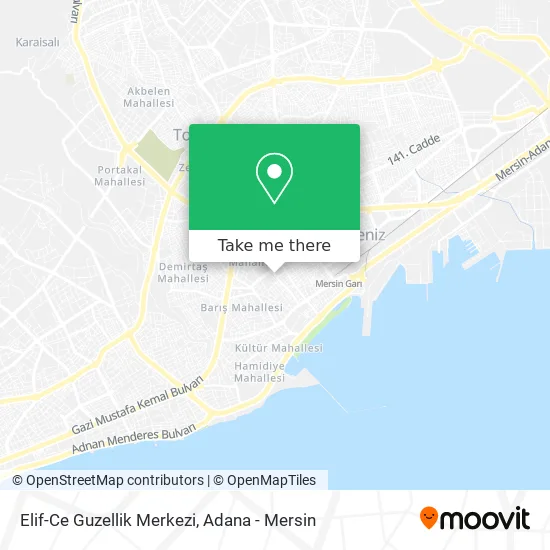 Elif-Ce Guzellik Merkezi map