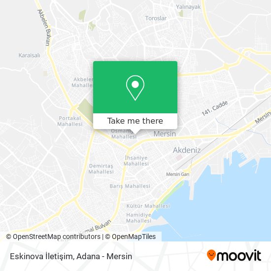 Eskinova İletişim map