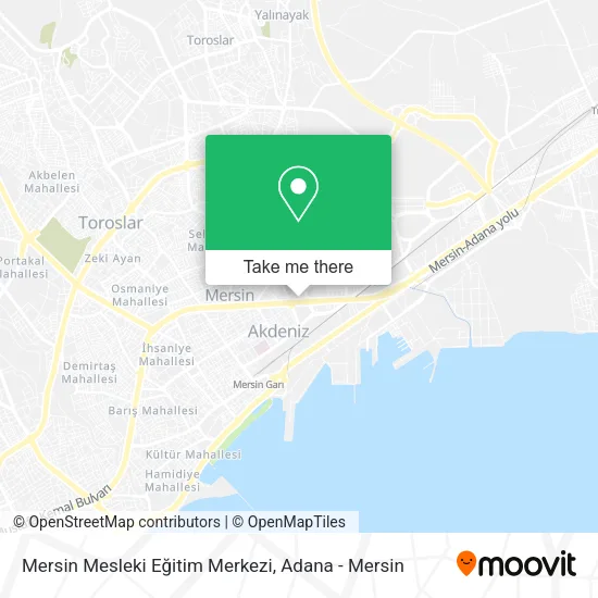 Mersin Mesleki Eğitim Merkezi map