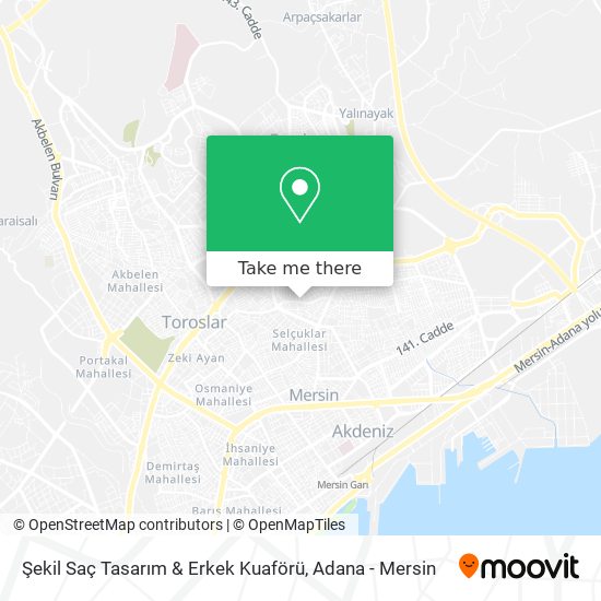 Şekil Saç Tasarım & Erkek Kuaförü map