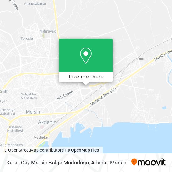 Karali Çay Mersin Bölge Müdürlügü map