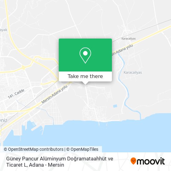 Güney Pancur Alüminyum Doğramataahhüt ve Ticaret L map