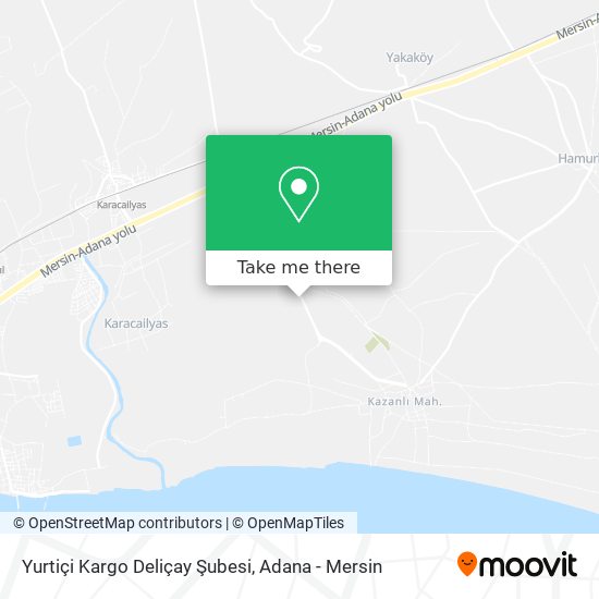 Yurtiçi Kargo Deliçay Şubesi map