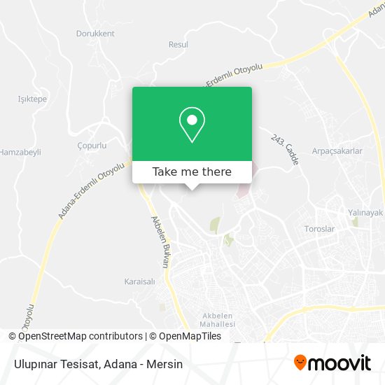 Ulupınar Tesisat map