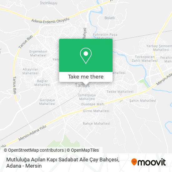 Mutluluğa Açılan Kapı Sadabat Aile Çay Bahçesi map