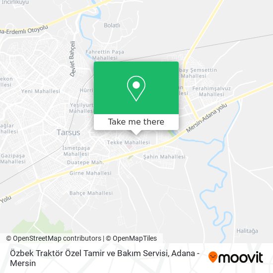 Özbek Traktör Özel Tamir ve Bakım Servisi map