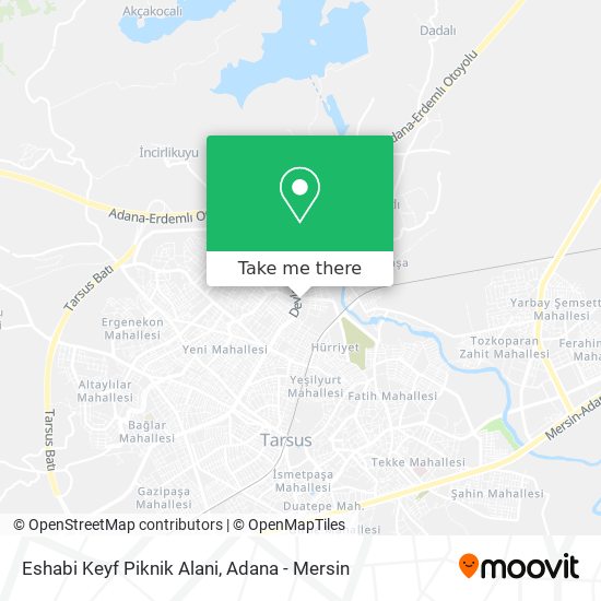 Eshabi Keyf Piknik Alani map