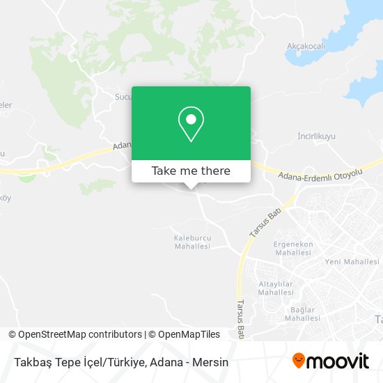 Takbaş Tepe İçel/Türkiye map