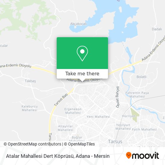 Atalar Mahallesi Dert Köprüsü map