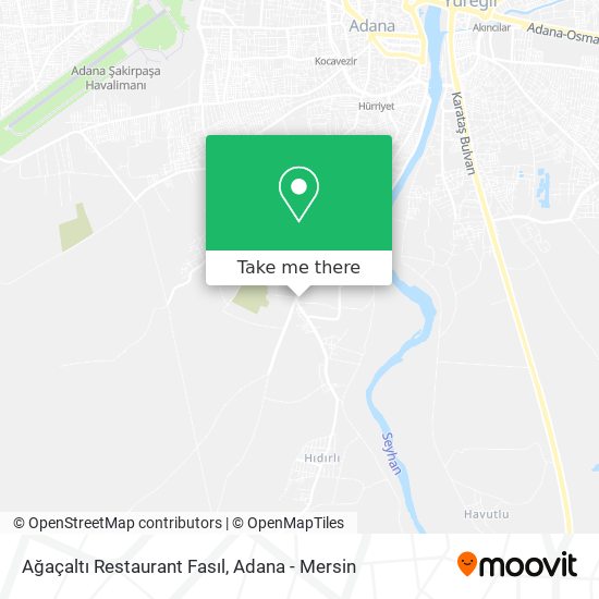 Ağaçaltı Restaurant Fasıl map