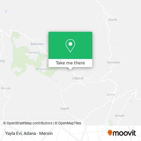 Yayla Evi map