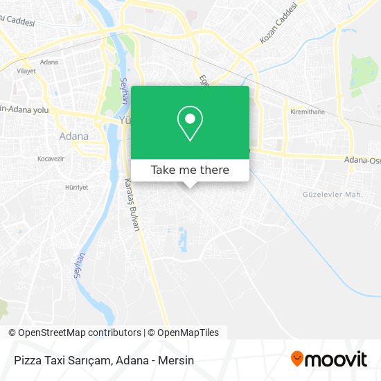 Pizza Taxi Sarıçam map