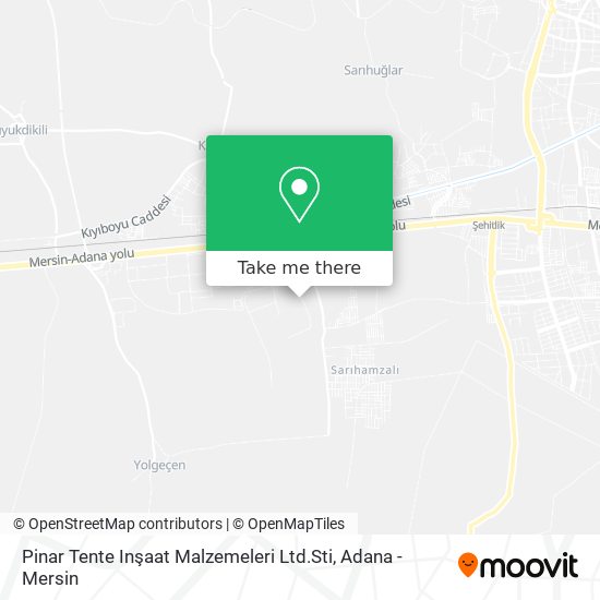 Pinar Tente Inşaat Malzemeleri Ltd.Sti map