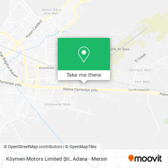 Köymen Motors Limited Şti. map