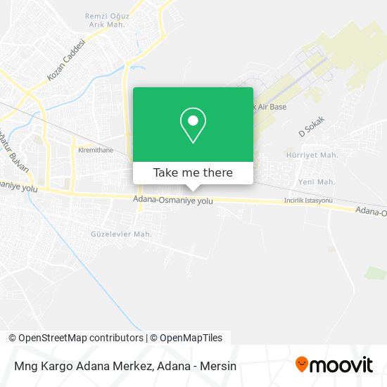 Mng Kargo Adana Merkez map