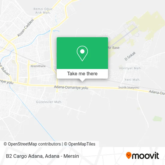 B2 Cargo Adana map